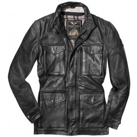 Black-Cafe London Classic Leather Jacket