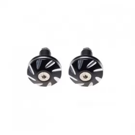 Universal handlebar sliders black 2pcs