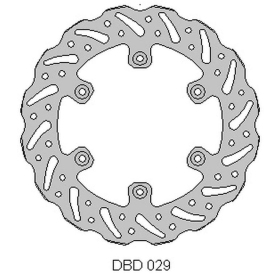 Delta braking disc rear (240x115x4mm) Yamaha YZ / WR / YZF / WRF 125-426 98-01