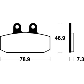 Sbs Brakepads 108MS Maxi Sinter APRILIA / DERBI