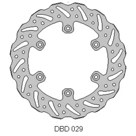 Delta braking disc rear (240x115x4mm) Yamaha YZ / WR / YZF / WRF 125-426 98-01