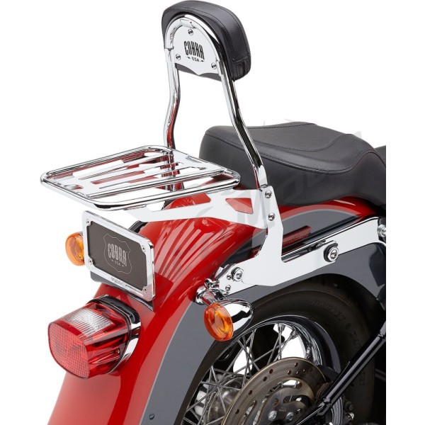 COBRA Detachable Backrest Kit Harley Davidson FLSTF / FLSTFB / FLSTFBS 1450-1800cc 06-17