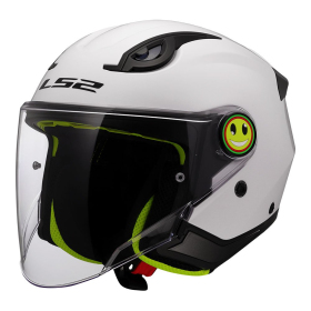 Open Helmet LS2 OF622 FUNNY 2 Solid White