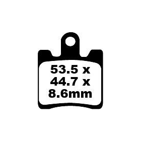 EBC SFA Brake Pads DAELIM / SUZUKI / SYM 125-400cc 98-13