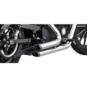 VANCE & HINES "Shortshots Staggered" išmetimo sistema Chrominė Harley Davidson XL 883-1200cc 14-22