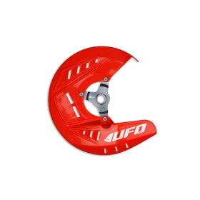 UFO Front brake disc protector red Honda CRF / CR 125-450 04-26