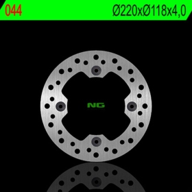 NG BRAKES 044 galinis fiksuotas stabdžių diskas DERBI ATLANTIS / SUZUKI DR 50-350 90-10