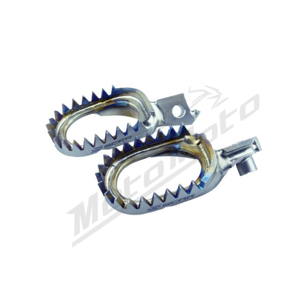 SCAR Anti-Mud Footpegs Titanium Suzuki RM-Z/RMX 450 08-26