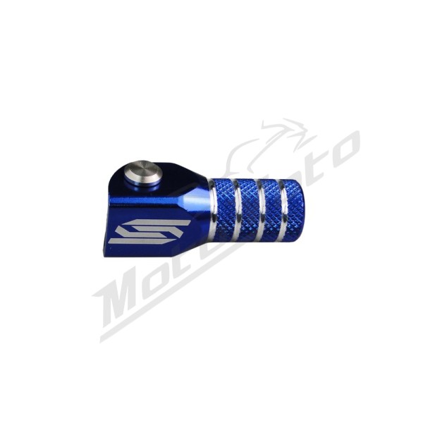 SCAR Shift Lever Matte Black/Blue Endpiece Kawasaki KX 450 09-05