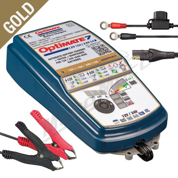 Optimate akumuliatoriaus pakrovėjas 7 AMPMATIC 12V 10A 10-240AH
