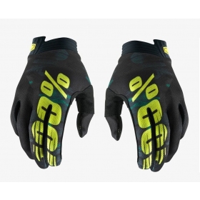 100% BLACK iTRACK GLOVES