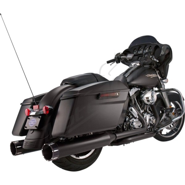 S&S CYCLE 4-1/2" MK45 Performance Mufflers Harley Davidson FLH / FLHR / FLHRC / FLHRCI 1340-1800cc 84-16