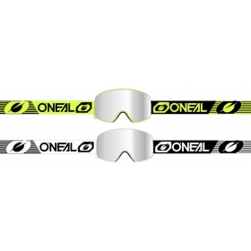 Off Road Oneal B-50 Force Goggles (Silver Lens)