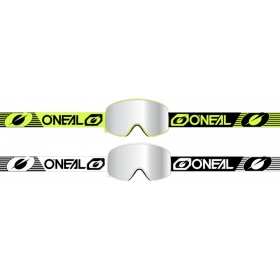 Off Road Oneal B-50 Force Goggles (Silver Lens)