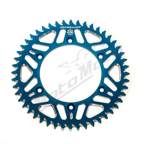 GROSSKOPF Aluminum rear sprocket blue T7075 Yamaha YZ / YZF / WRF 99-25
