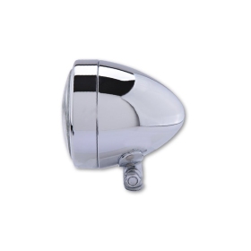 SHIN YO Chrome Headlight Bullet, Lower Mounting, High Beam H4