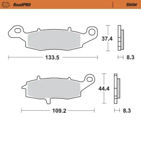 MOTO-MASTER Roadpro Rear Brake Pads Kawasaki VN / ZR-7 740-1500 99-05