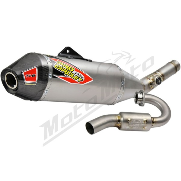 PRO CIRCUIT TI-6 Exhaust System Titanium/Carbon Fiber Kawasaki KX 250 2020
