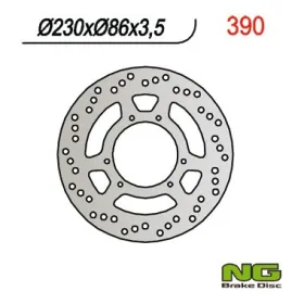 NG BRAKES Priekinis fiksuotas stabdžių diskas 230mm TM Racing / Yamaha 125-600cc 84-06