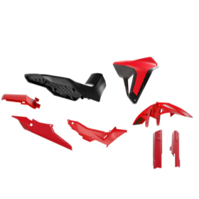 Racetech Plastic Set + seat HONDA XL 750 TRANSALP 23-25 Red/Black