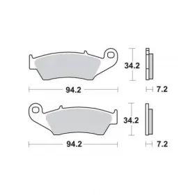 Brake pads RMS MCB669 STANDARD