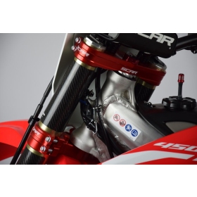 SCAR Priekinės šakės tiltelis Honda CRF 250/450cc 13-21 (išnešimas Ø22mm) Raudona