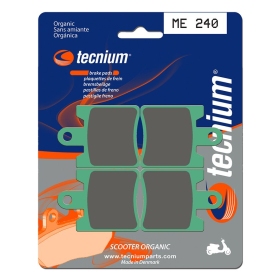 TECNIUM organinės stabdžių trinkelės ME240 Daelim / SYM 125cc 07-18