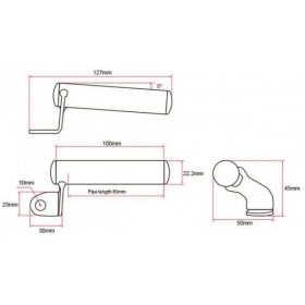 GPS HOLDER (FASTENING ON LEFT MIRROR)