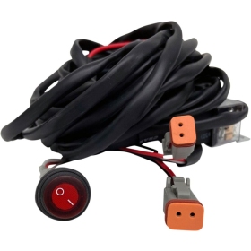 RIVCO PRODUCTS Round Lighted On/Off Switch Wiring Harness
