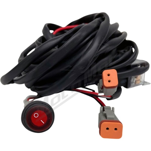 RIVCO PRODUCTS Round Lighted On/Off Switch Wiring Harness