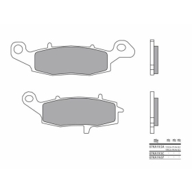 BREMBO Street Carbon Ceramic stabdžių trinkelės CFMOTO / Kawasaki / Suzuki 500-1700cc