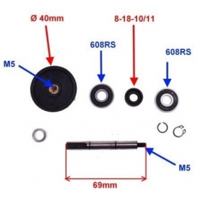 Water pump repair kit Gilera Runner/ Italjet Dragster/ Piaggio Hexagon 125-180cc 98-05