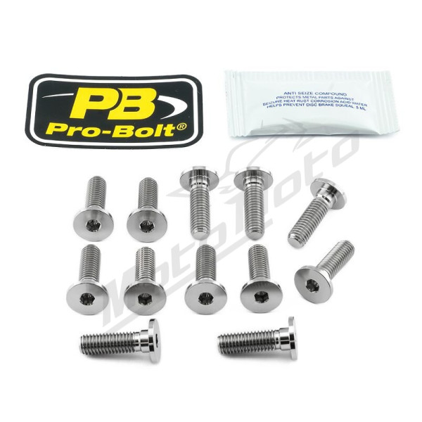 PRO BOLT Titanium Brake Rotor Mounting Bolt Kit BMW S 1000cc 19-24