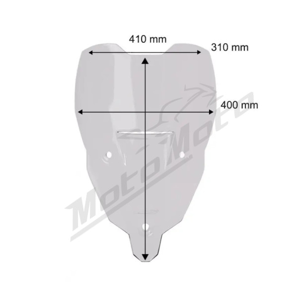 WRS Sport Priekinis Stiklas Triumph Tiger 800 ABS Sport 2025-> Skaidrus