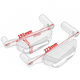 Frame sliders KAWASAKI Z900 2017-2020 2pcs