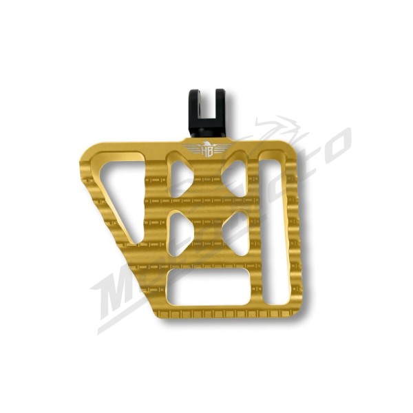 HEINZ BIKES Mini-FloorBoard V1 Rear Footpeg Harley Davidson FLDE / FLSL / FXBB / FXST / FXLRS 1750/1923 18-25