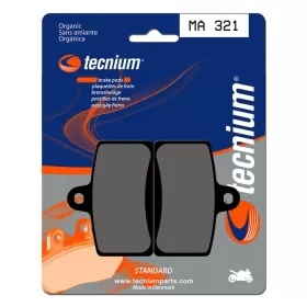 TECNIUM Street Organic Brake pads - MA321 Aprilia / Derbi / Gilera / Malaguti / Motor Hispania / Peugeot / Rieju / Tomos 50-125cc 04-18
