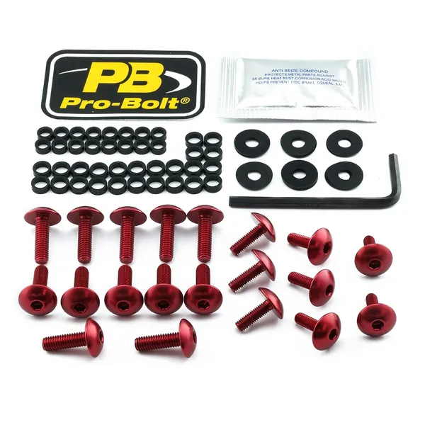 PRO BOLT Aluminium Fairing Bolt Kit for Suzuki GSX 1300cc 08-11