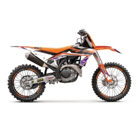 BLACKBIRD RACING STICKER KIT DREAM 5 CHROME  KTM EXC / SX / XC 125-450cc 2023-2025
