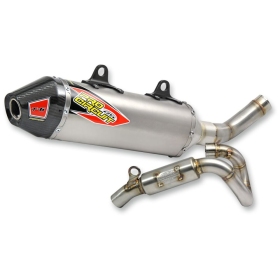 PRO CIRCUIT T-6 Euro Exhaust System Stainless Steel/Titanium/Carbon Fiber Husqvarna / KTM 250 16-18