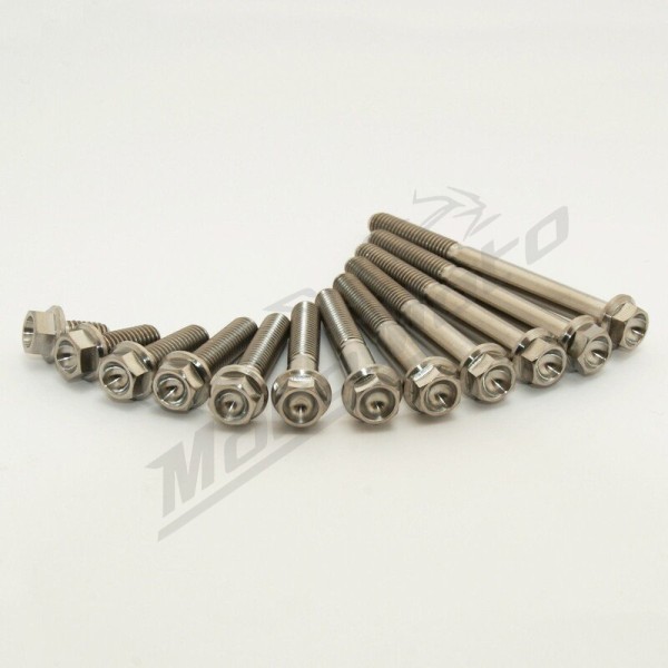 SCAR Engine Screw Kit Titanium 47 Screws Kawasaki KX 450 19-24