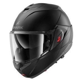 SHARK OXO Blank Matt Black Flip-up helmet