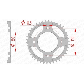 AFAM Steel Standard Rear Sprocket 428 42 teeth HONDA CBF 125 09-14