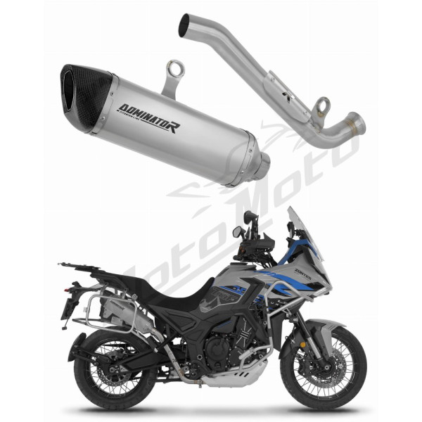 Dominator Titanium Muffler HP6 + dB killer Zontes 703F 25–26
