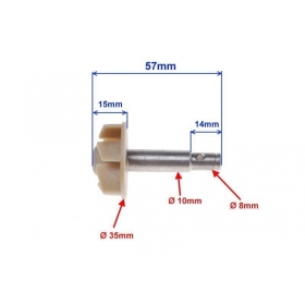 Water pump impeller AM6 APRILIA/ HM/ BETA/ HRD/ HUSQ./ MBK/ RIEJU/ SHERCO/ YAMAHA 50cc 91-18