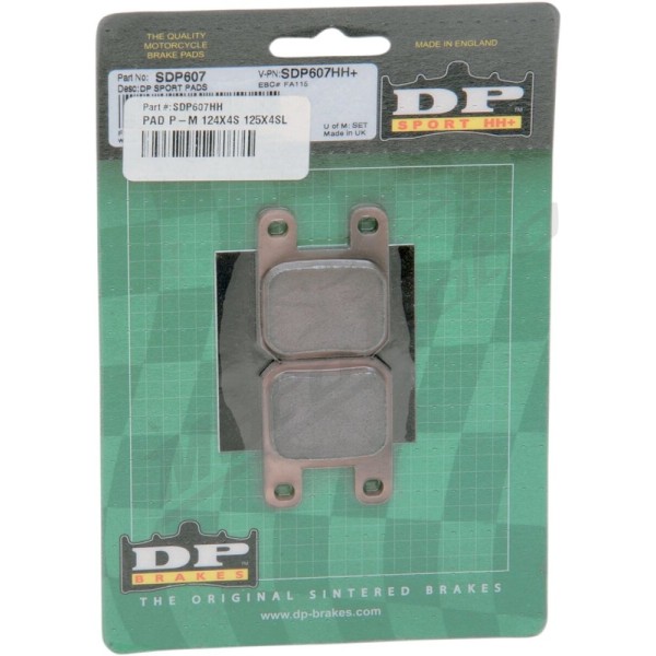 DP BRAKES Standard DP Sintered Brake Pads Aprilia / Beta / Derbi / Gas Gas / Honda / KTM / Peugeot / Suzuki / Yamaha 50-280cc 88-25