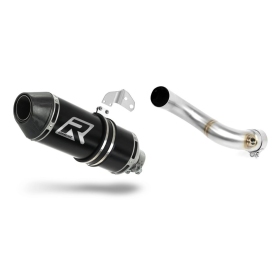 Yamaha XSR 900 2016-2021 Dominator Exhaust Silencer Muffler HP3 BLACK + dB killer