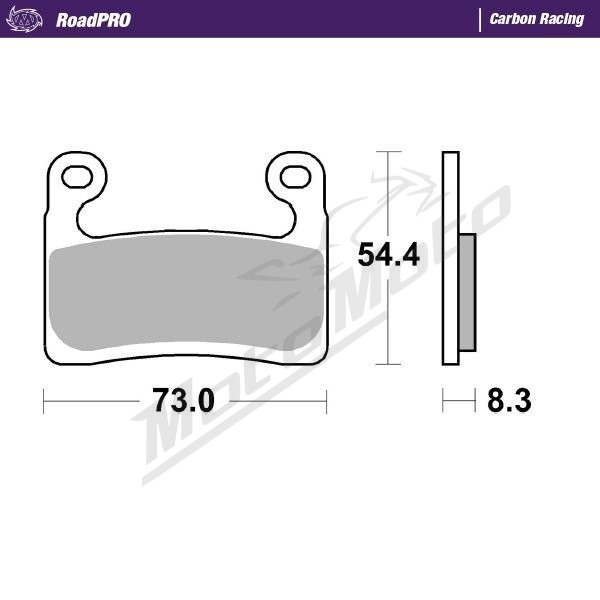 MOTO-MASTER Carbon Racing Front Brake Pads BMW R / S 1000-1250 18-24