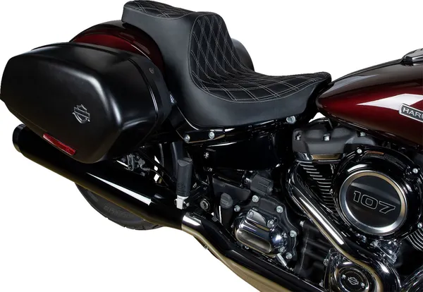 DRAG SPECIALTIES SEATS Predator III Seat Harley Davidson FLSB / FXLR / FXLRS / FXLRST 1750-1923cc 18-26