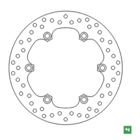 Newfren rear brake disc Honda NSS / FJS / XLV / CBR / CB 125-1300cc 97-19